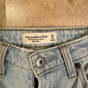 Abercrombie & Fitch Sky Blue High Rise Jeans